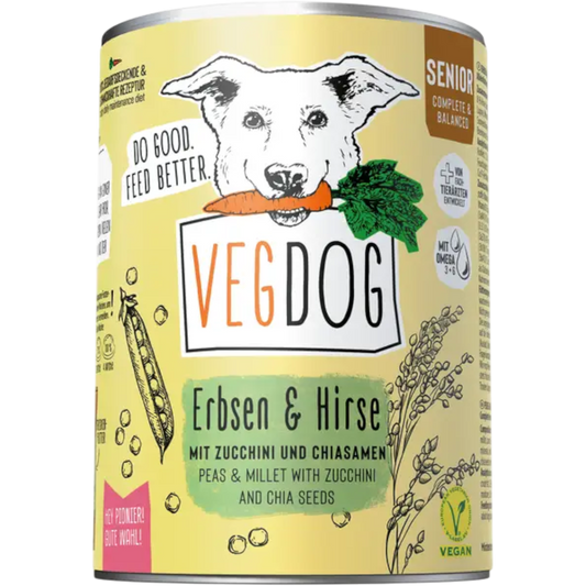 VegDog - SENIOR Erbsen & Hirse