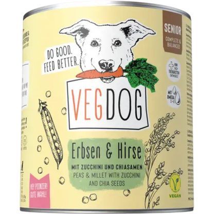 VegDog - SENIOR Erbsen & Hirse