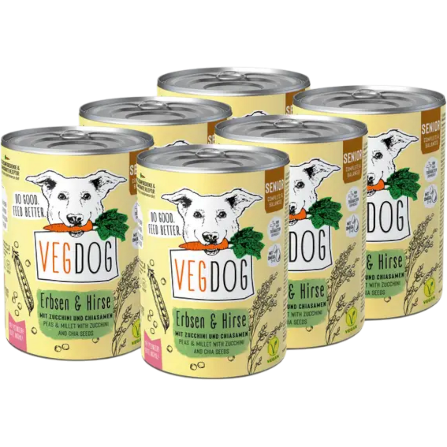 VegDog - SENIOR Erbsen & Hirse