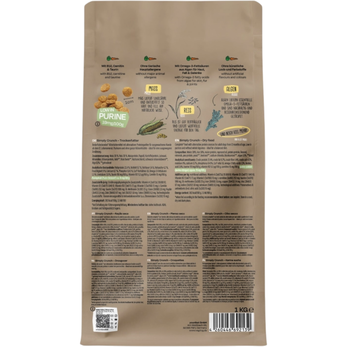 VegDog - SIMPLY CRUNCH Trockenfutter