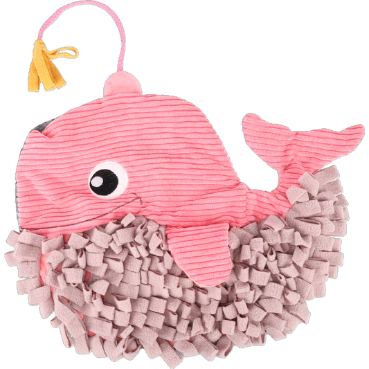 Verspielt, weich & clever – der Pottwal-Schnüffelteppich für neugierige Welpen!