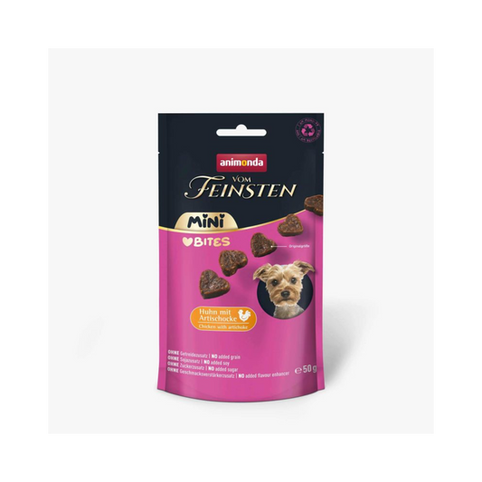 Vom Feinsten Adult Mini Love Bites – Huhn mit Artischocke