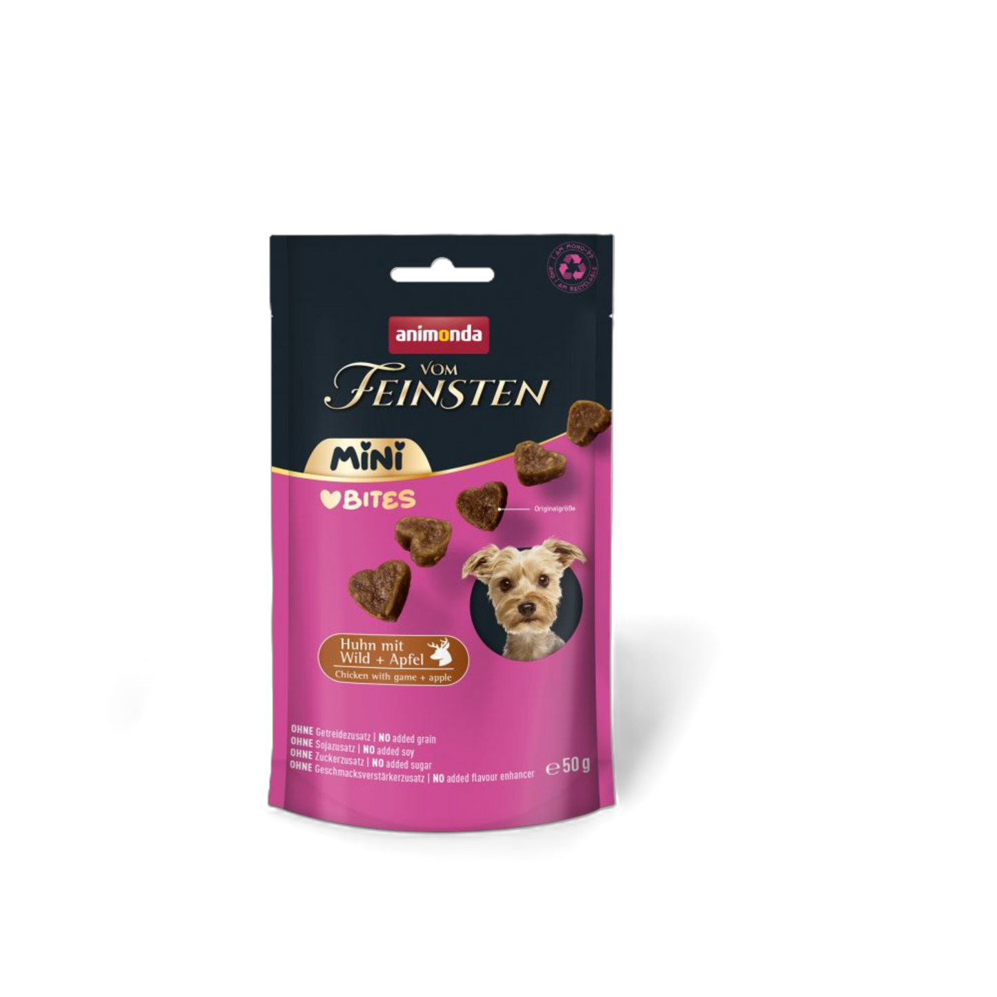 Vom Feinsten Adult Mini Love Bites – Huhn mit Wild & Apfel