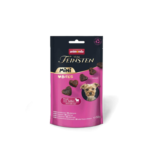 Vom Feinsten Adult Mini Love Bites – Rind mit Salbei
