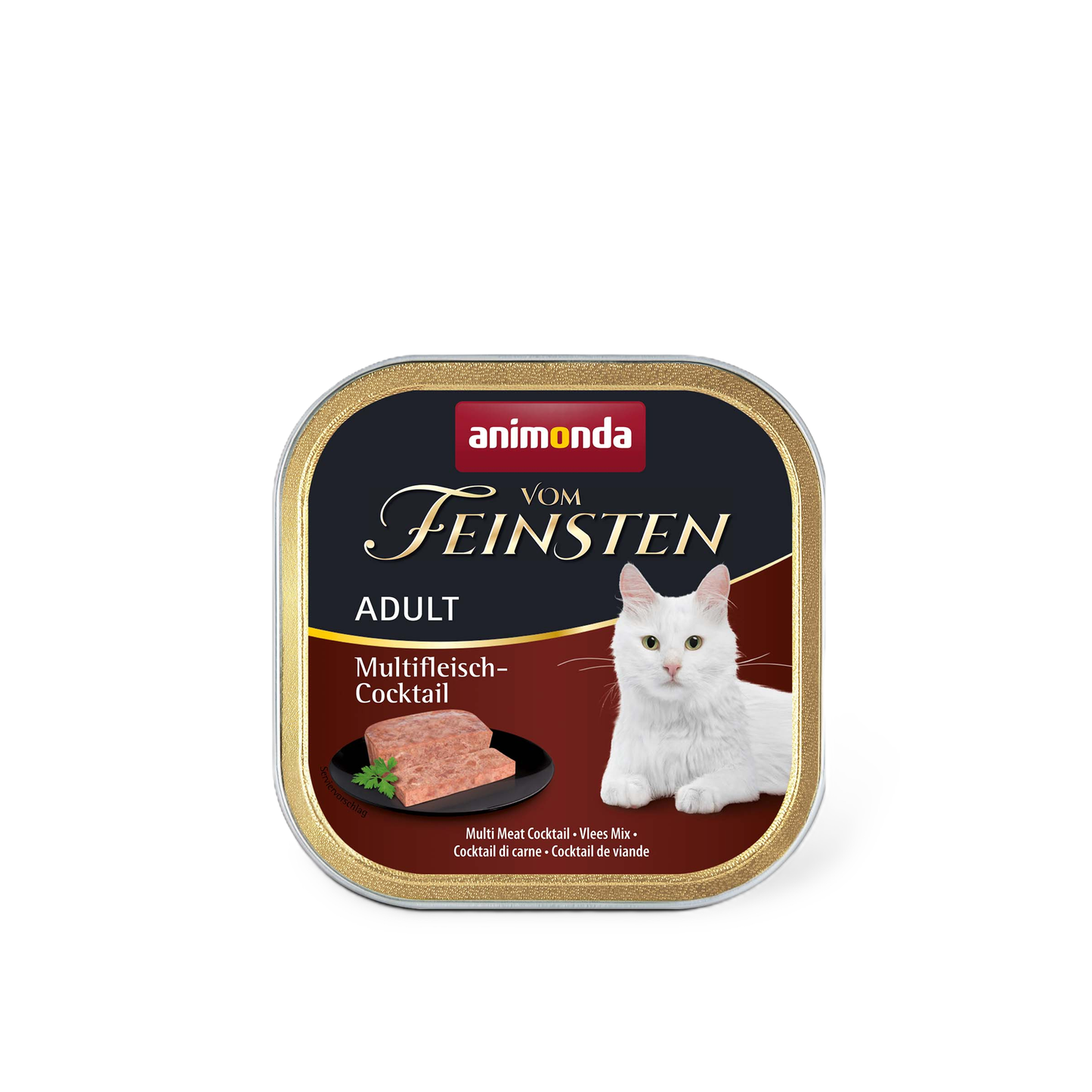 Vom Feinsten Adult Pastete Multifleisch-Cocktail Maximale Vielfalt. Volle Akzeptanz. Klare Premium-Positionierung.