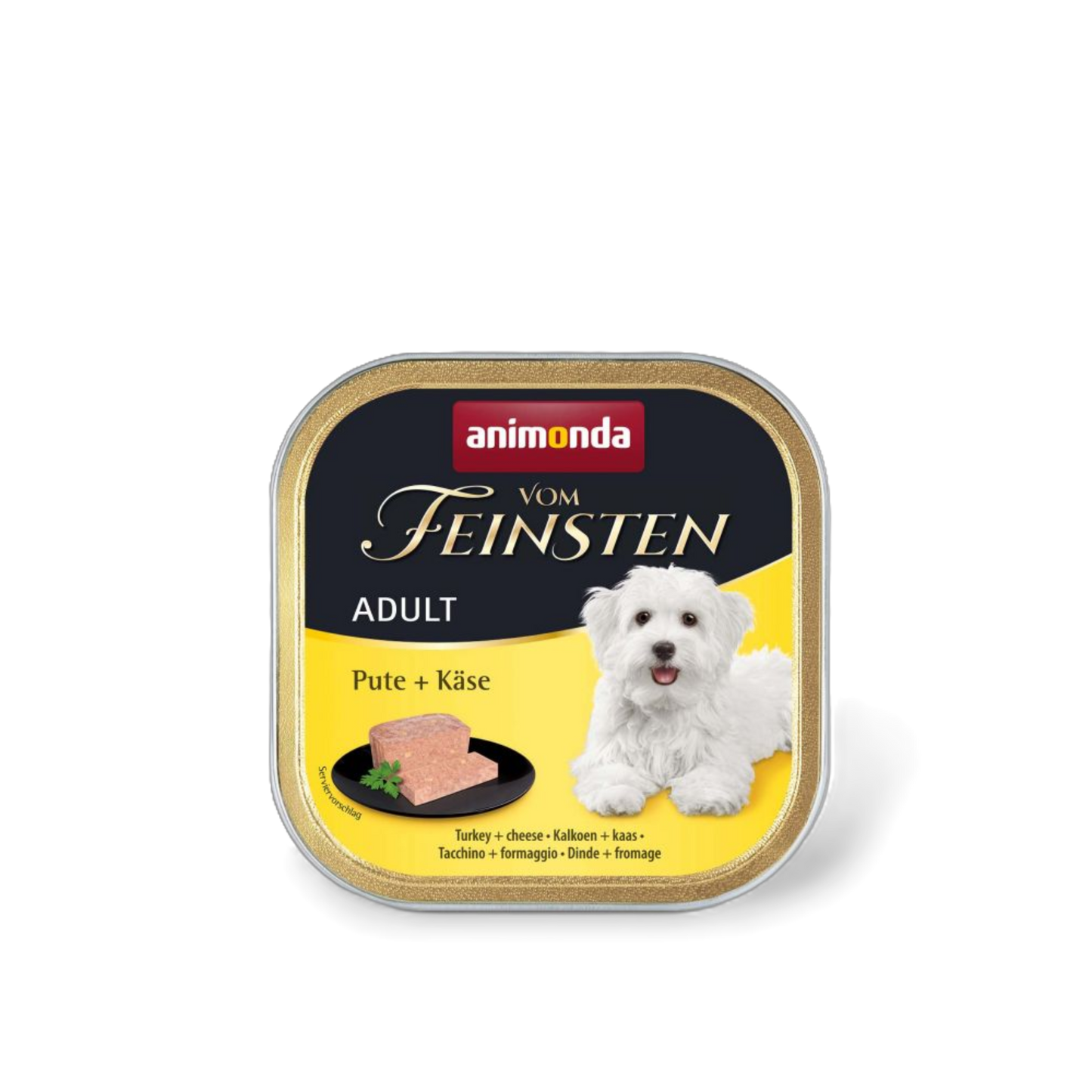Vom Feinsten Adult Pastete Pute + Käse – zarter Genuss für anspruchsvolle Hunde