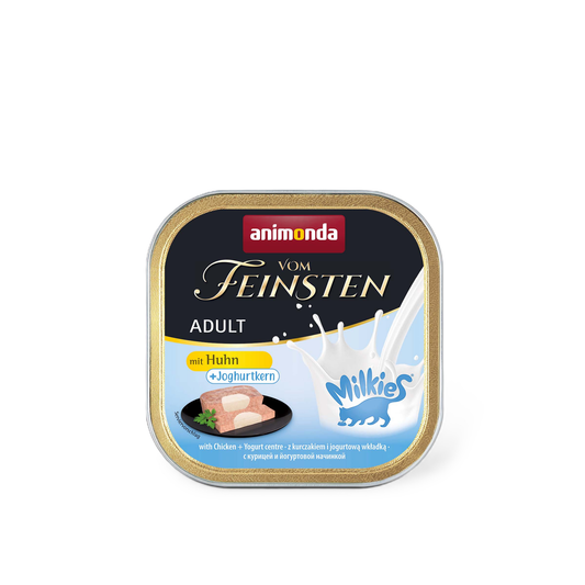 Vom Feinsten Adult Pastete mit Huhn + Joghurtkern Ein Genusskonzept, das echte Differenzierung schafft.