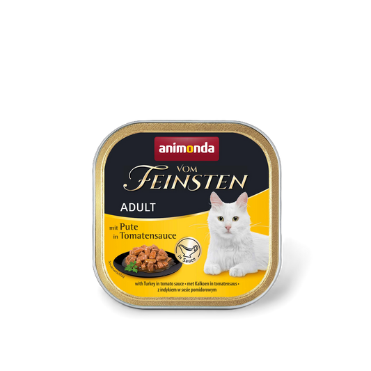 Vom Feinsten Adult in Sauce – Pute in Tomatensauce Zarte Stückchen, feine Sauce, maximale Akzeptanz