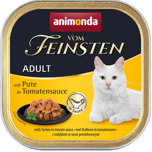 Vom Feinsten Adult in Sauce – Pute in Tomatensauce Zarte Stückchen, feine Sauce, maximale Akzeptanz