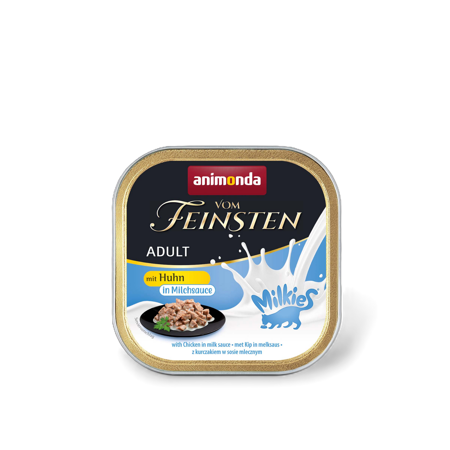 Vom Feinsten Adult mit Milkies®-Sauce – Huhn in Milchsauce Cremiger Verwöhnmoment mit klarer Nährstoffstrategie.