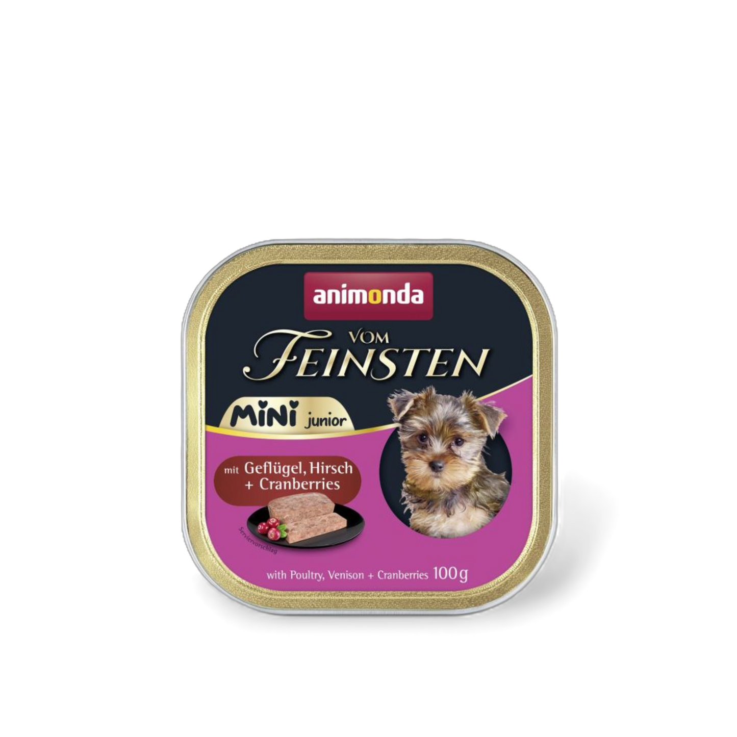 Vom Feinsten Junior Mini mit Geflügel, Hirsch + Cranberrys – ein smarter Start ins Leben