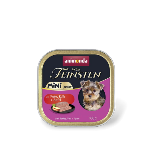 Vom Feinsten Junior Mini mit Pute, Kalb + Apfel – smarter Genuss für kleine Heranwachsende