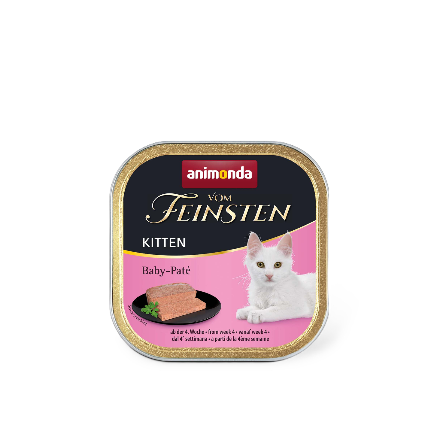 Vom Feinsten Kitten Baby-Paté Frühkindliche Premium-Ernährung mit klarer Wohlfühl-Performance.