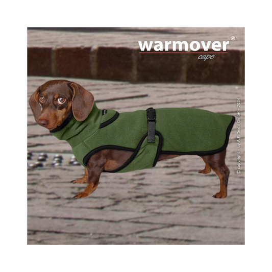 Warmover Cape Dackel – Leichter Hundemantel für Wärme & Komfort