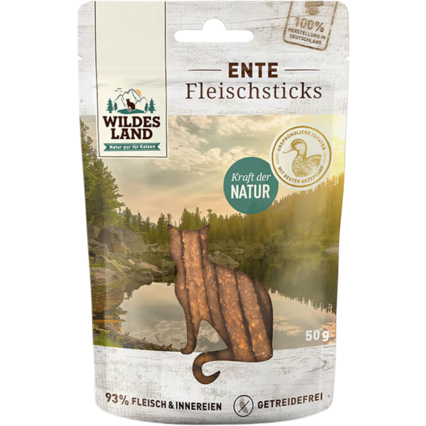 Wildes Land Cat - Fleischsticks Ente