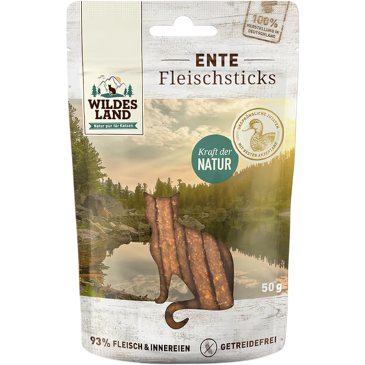 Wildes Land Cat - Fleischsticks Ente