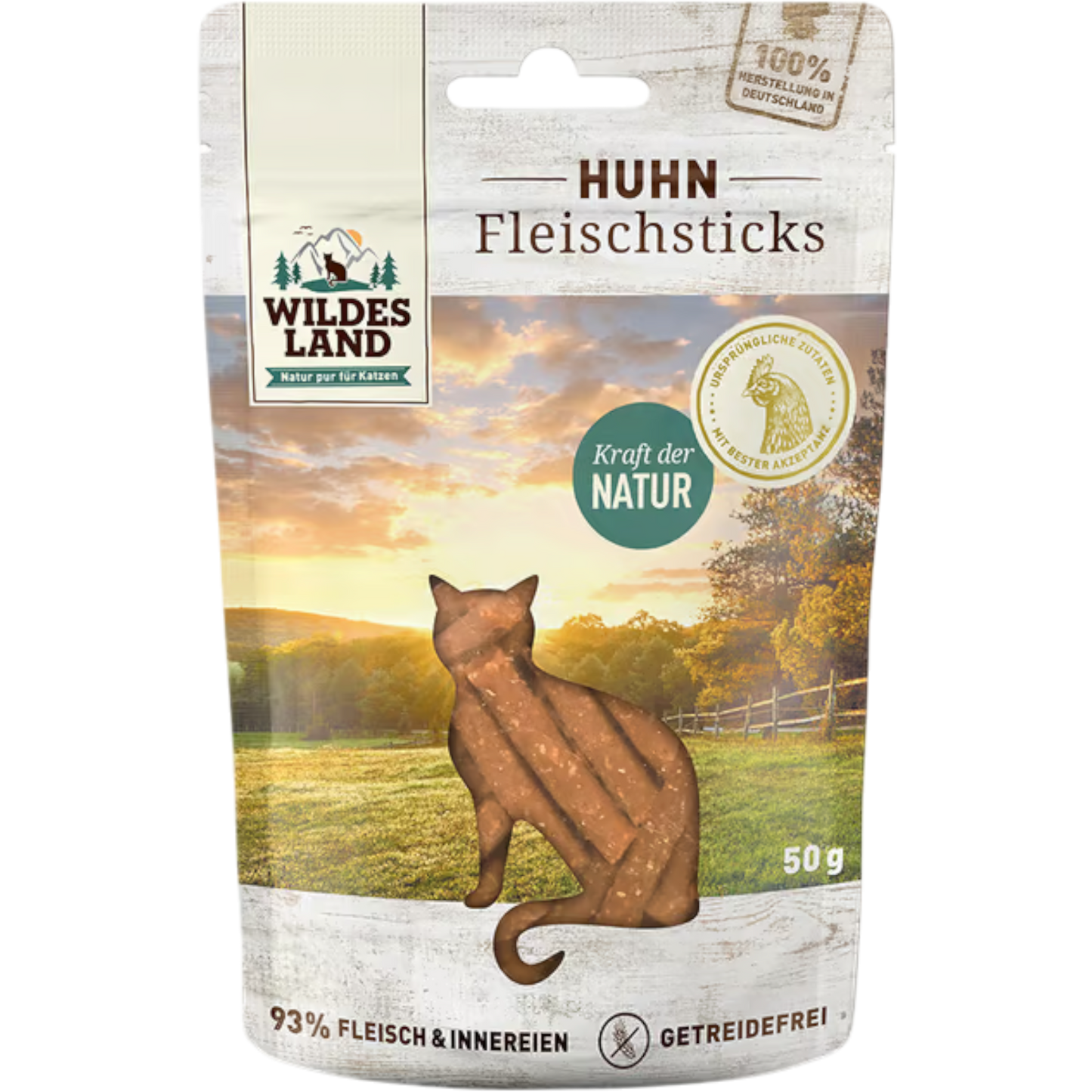 Wildes Land Cat - Fleischsticks Huhn