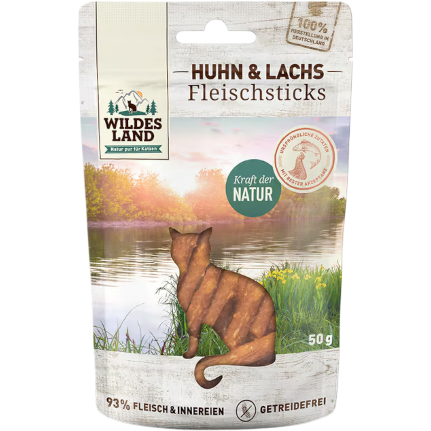 Wildes Land Cat - Fleischsticks Huhn & Lachs