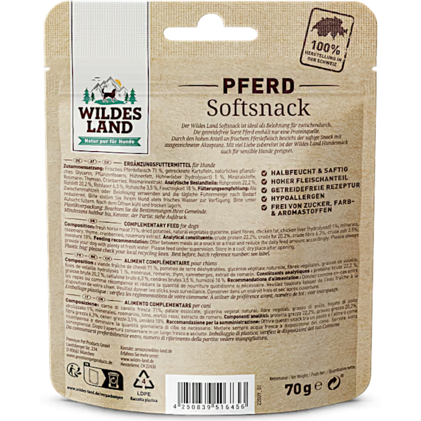Wildes Land Dog - Softsnack Pferd