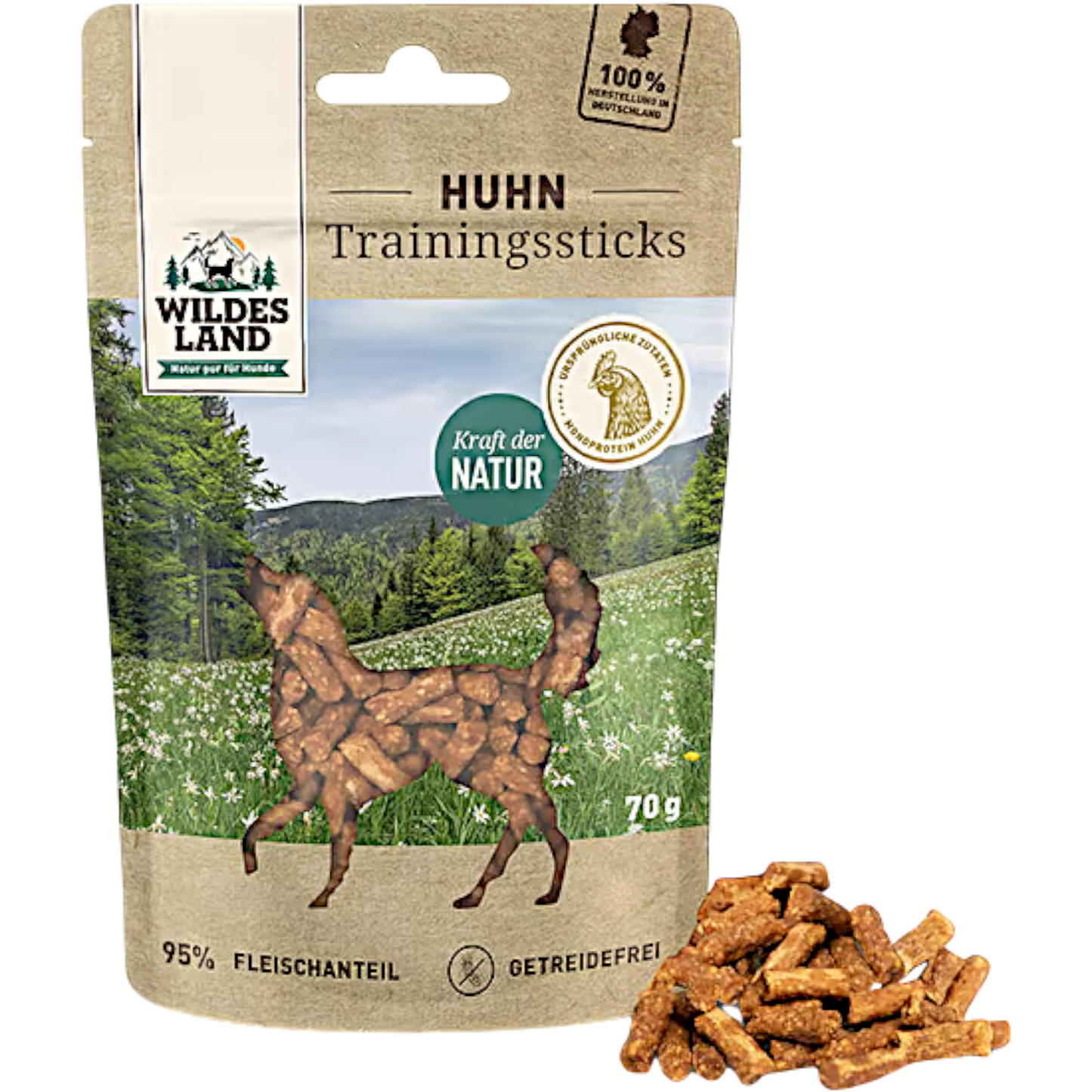 Wildes Land Dog - Trainingssticks Huhn