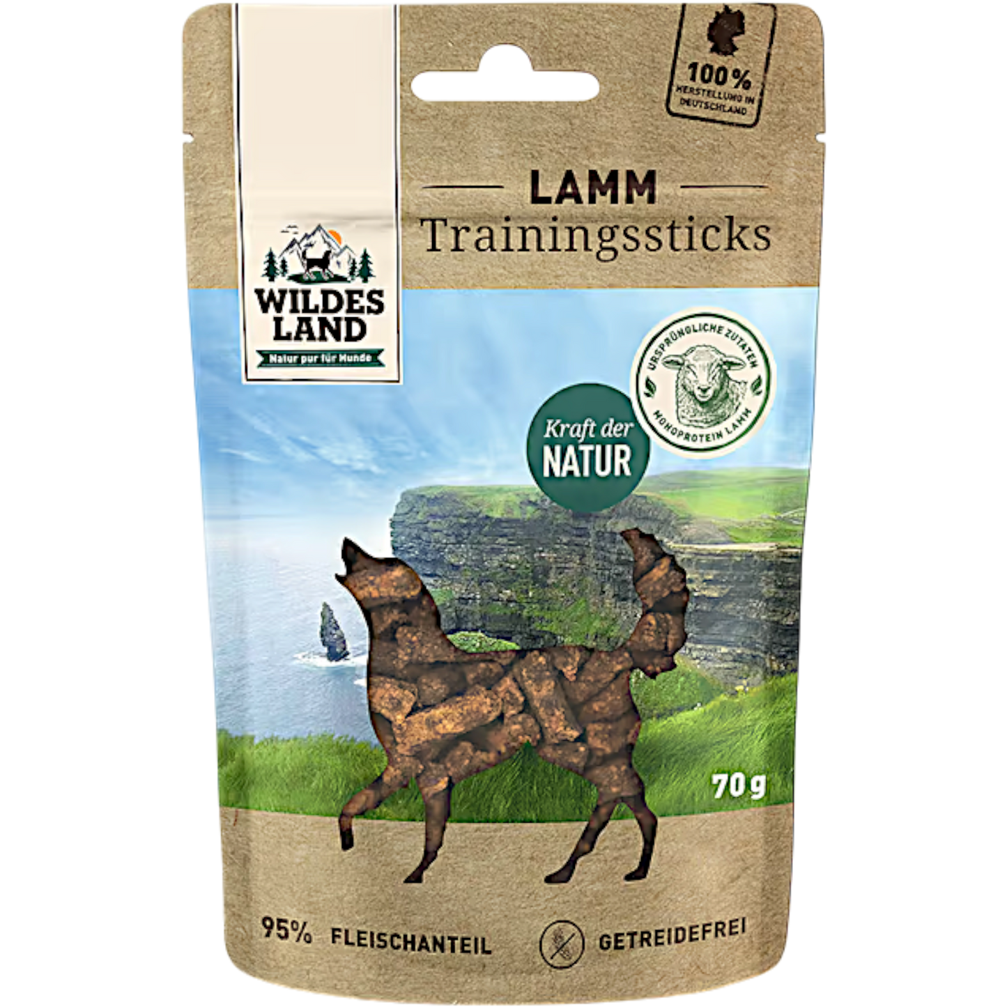 Wildes Land Dog - Trainingssticks Lamm