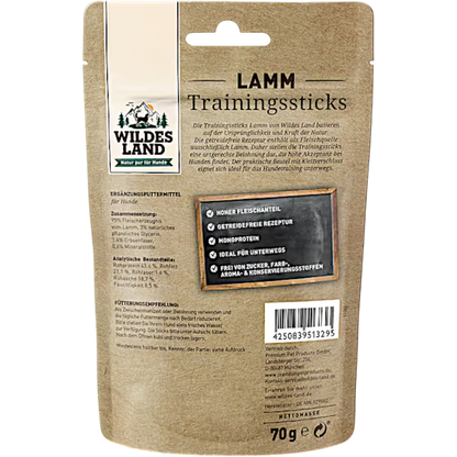 Wildes Land Dog - Trainingssticks Lamm
