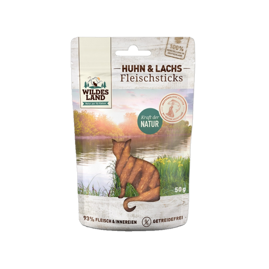 Wildes Land Fleischsticks – Huhn & Lachs