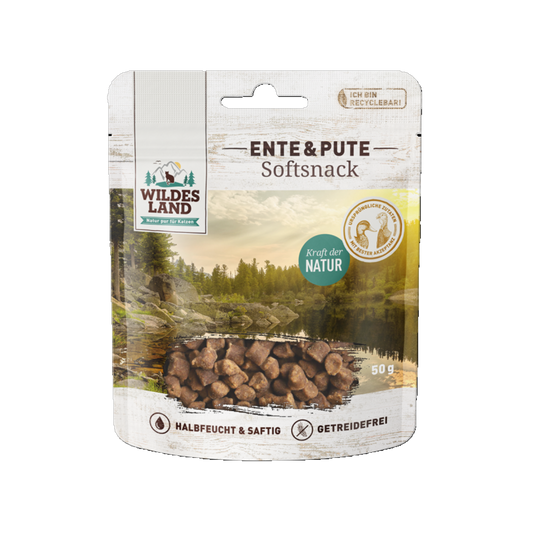 Wildes Land Soft Snack – Ente & Pute