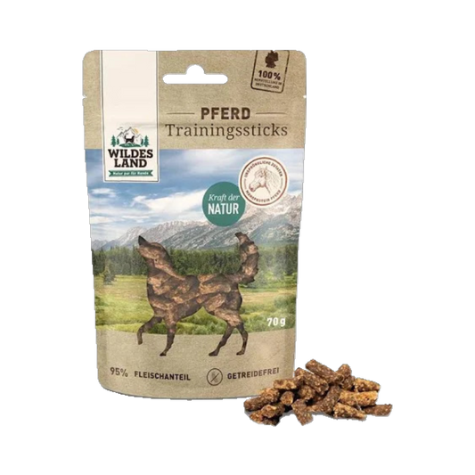 Wildes Land Trainingssticks Pferd – Natürlicher Snack für echte Leistungsträger