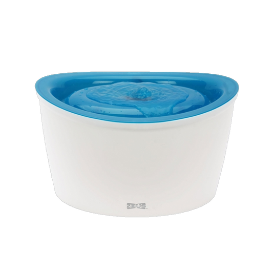 ZEUS H2EAU Trinkbrunnen 6L – Hellblau – Maximale Frische für große und kleine Durstlöscher