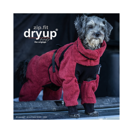 ZIP.FIT DRYUP Body Mini – Der Hundebademantel mit Beinen für die Kleinen