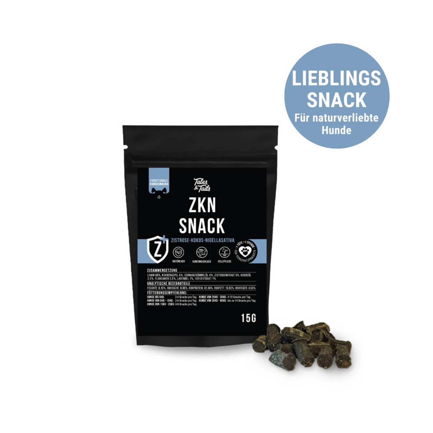 ZKN Snack – der natürliche Schutz-Snack für Hunde