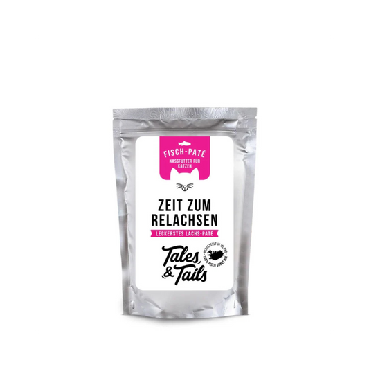 Zeit zum Relachsen – Nassfutter für Katzen mit 100 % Lachs