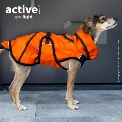 Active Cape WIND & RAIN Light Mini – Stylischer Wetterschutz für aktive Hunde