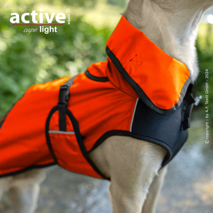 Active Cape WIND & RAIN Light – Stylischer Wetterschutz für aktive Hunde