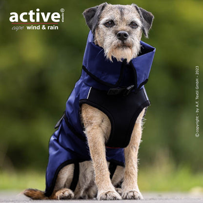 Active Cape WIND & RAIN Mini – Stylischer Wetterschutz für aktive Hunde