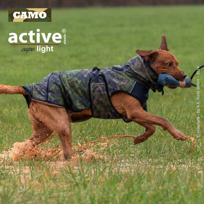 Active Cape WIND & RAIN Light – Stylischer Wetterschutz für aktive Hunde