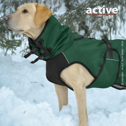 Active Cape WIND & RAIN Light – Stylischer Wetterschutz für aktive Hunde