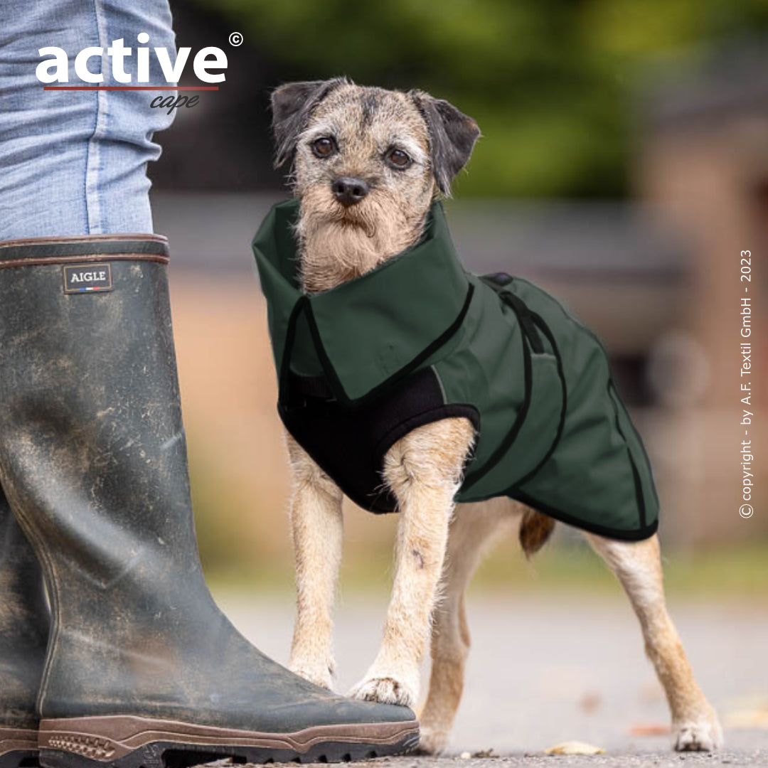 Active Cape WIND & RAIN Light Mini – Stylischer Wetterschutz für aktive Hunde