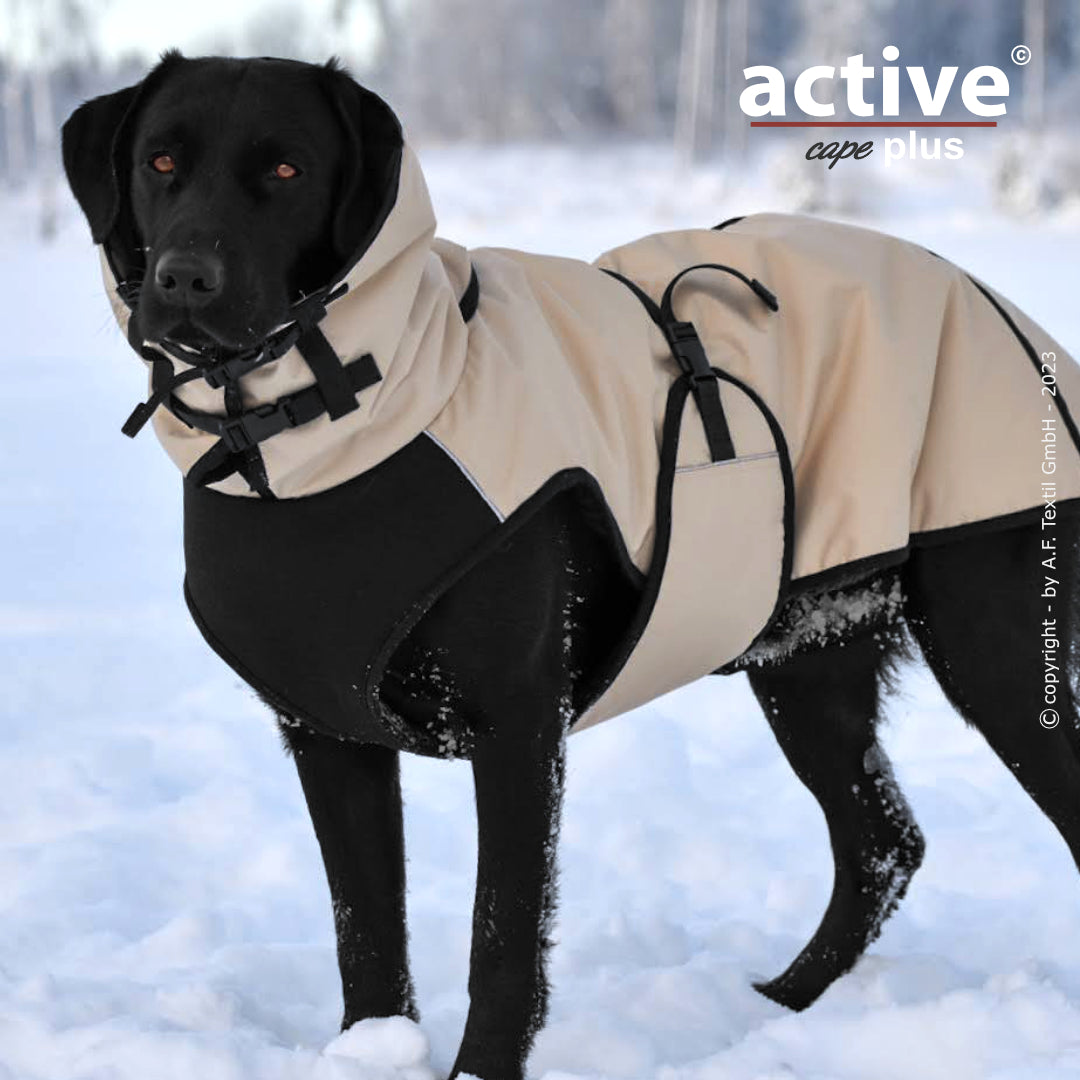 Active Cape WIND & RAIN Plus – Stylischer Wetterschutz für aktive Hunde