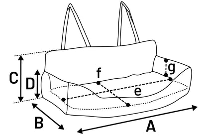 Sicher & bequem unterwegs – Haustier-Autositz mit waschbarem Bezug