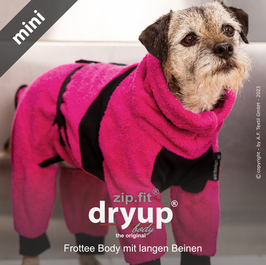 ZIP.FIT DRYUP Body Mini – Der Hundebademantel mit Beinen für die Kleinen