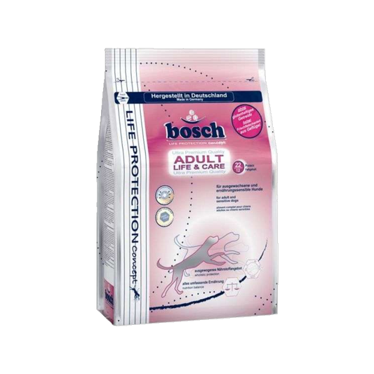 bosch Adult Life & Care  Für ernährungssensible Hunde ab dem 1. Lebensjahr
