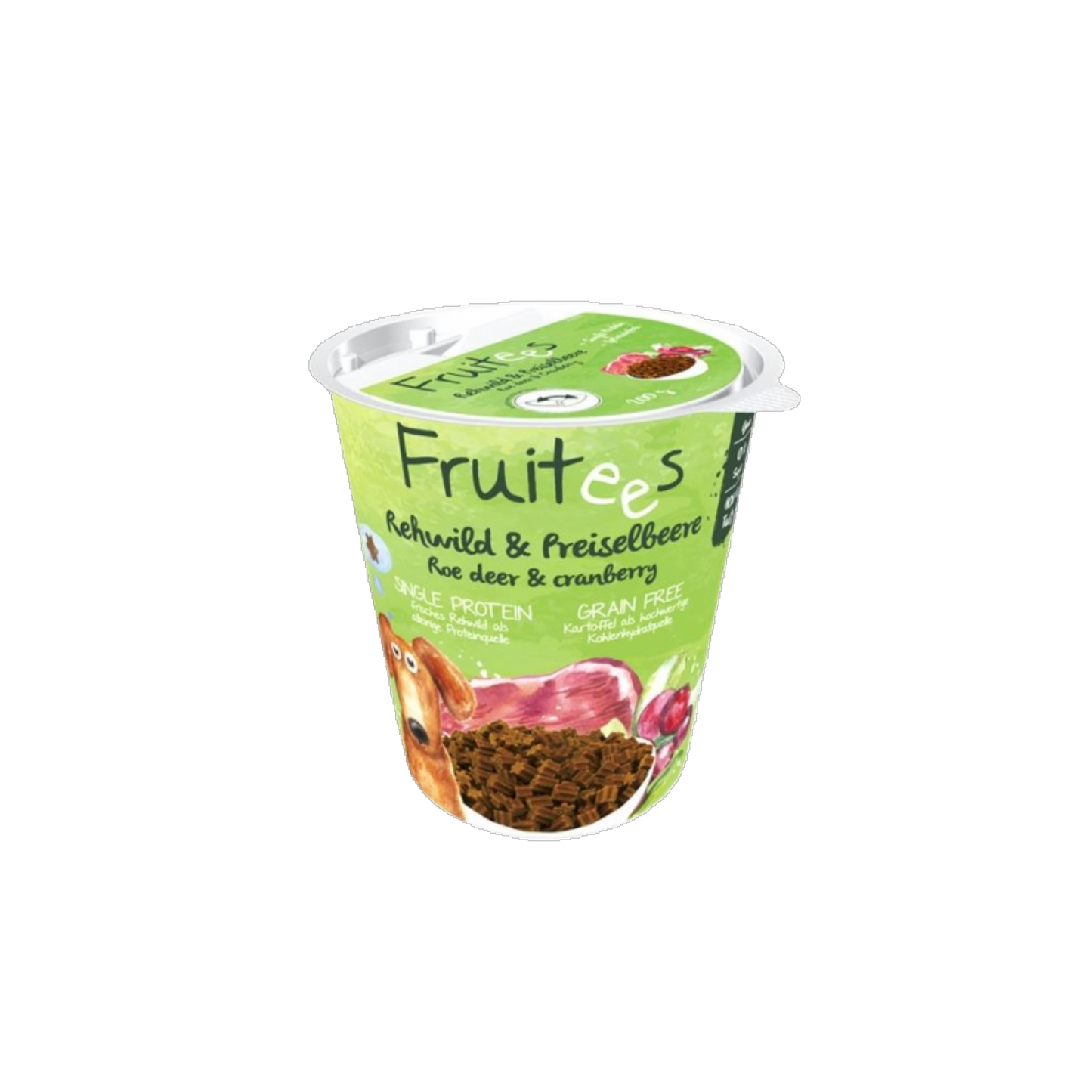 bosch Fruitees Rehwild & Preiselbeeren – halbfeuchte Trainingssnacks