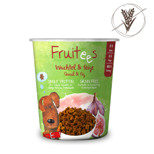 bosch Fruitees Wachtel & Feige – halbfeuchte Trainingssnacks