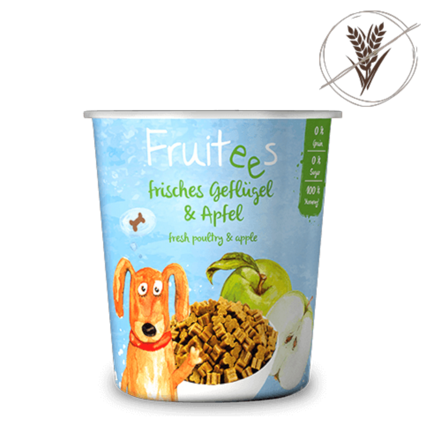bosch Fruitees mit Apfel – halbfeuchter Trainingssnack für Hunde