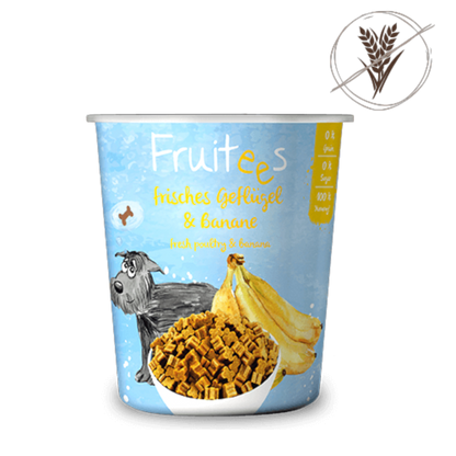 bosch Fruitees mit Banane – halbfeuchte Snacks für das Hundetraining