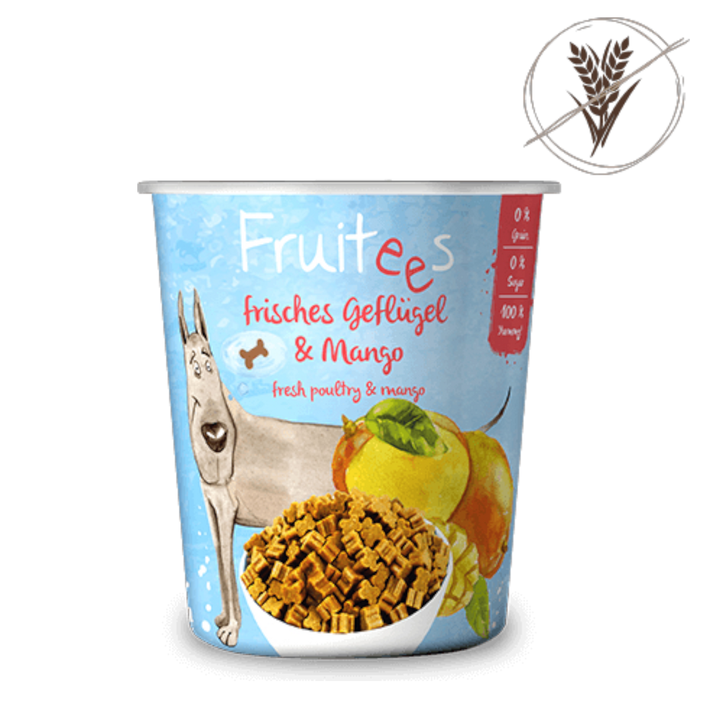 bosch Fruitees mit Mango – halbfeuchte Mini-Snacks für das Hundetraining