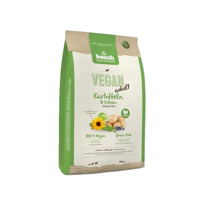 bosch HPC Vegan Adult Kartoffel & Erbsen – Pflanzliche Trockennahrung für ausgewachsene Hunde