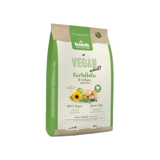 bosch HPC Vegan Adult Kartoffel & Erbsen – Pflanzliche Trockennahrung für ausgewachsene Hunde